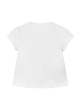 Camiseta Mayoral blanca con frutas para bebé