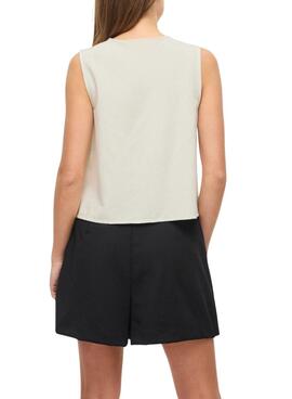 Chaleco Vila Vipolli blanco para mujer