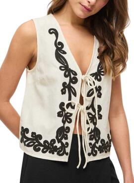 Chaleco Vila Vipolli blanco para mujer