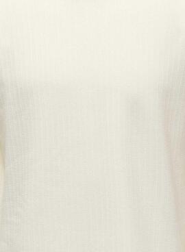 Camiseta Only Strey blanco roto para hombre