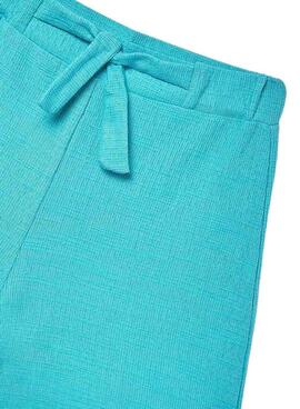 Short Mayoral turquesa para niña