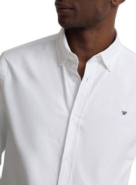 Camisa Silbon oxford blanco para hombre