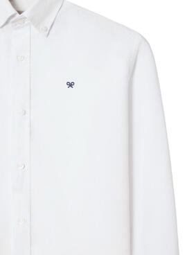 Camisa Silbon oxford blanco para hombre