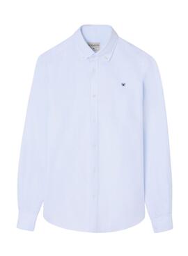 Camisa Silbon Sport oxford rayas azul para hombre