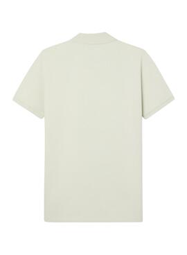 Polo Silbon cásico verde para hombre
