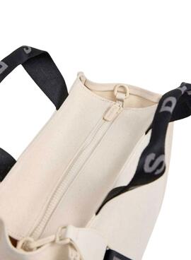 Bolso Pepe Jeans Trisha beige para mujer