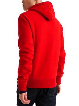 Sudadera Superdry Trophy Rojo Hombre