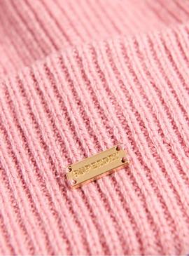 Gorro Superdry Heritage Rosa Mujer