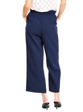 Pantalon Vila Linea 7/8 Marino Mujer
