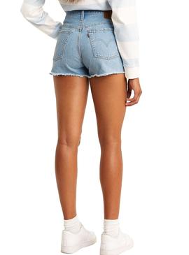 Shorts Levis 501  Denim Claro Para Mujer