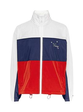 Parka TOMMY JEANS Colorblock multicolor para mujer 