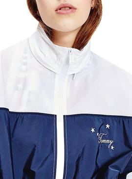 Parka TOMMY JEANS Colorblock multicolor para mujer 