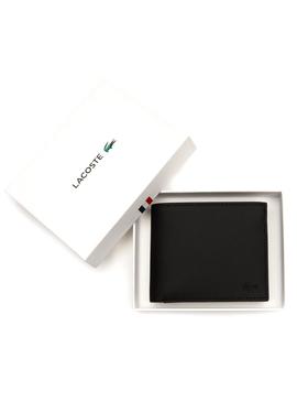 Cartera Lacoste Classic Negro Hombre