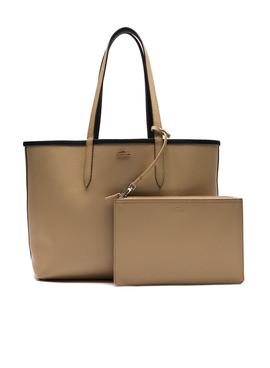 Bolso Lacoste Shopping Reversible Negro Mujer