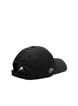 Gorra Lacoste Sport Tafetán Negro para Hombre