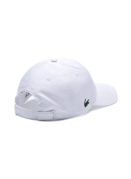 Gorra Lacoste Sport Tafetán Blanco para Hombre